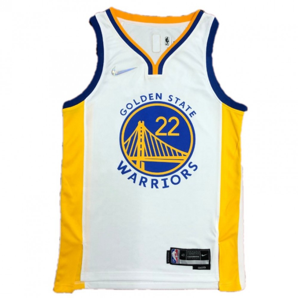 Men's Golden State Warriors Andrew Wiggins #22 White 2021/22 Swingman Jersey - Association Edition-Pro Kit Vault | Brand New 26/27 Sports Jerseys